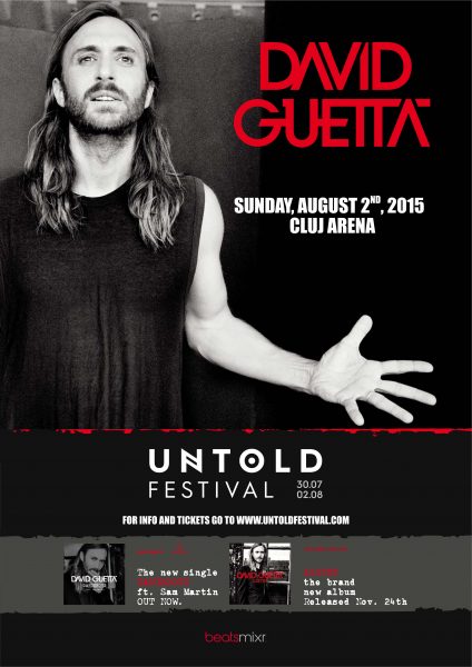 Davit Guetta final - fara untold - poster A3