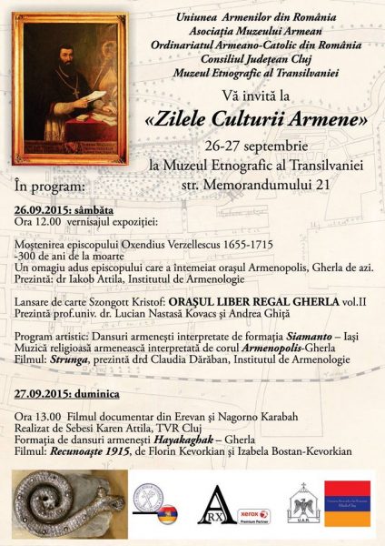ZILELE CULTURII ARMENE 2015
