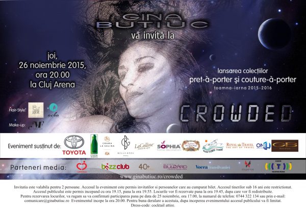 invitatie Gina Butiuc - CROWDED