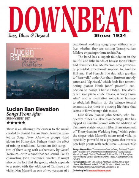 DownBeat March 2016 Songs From Afar.psd