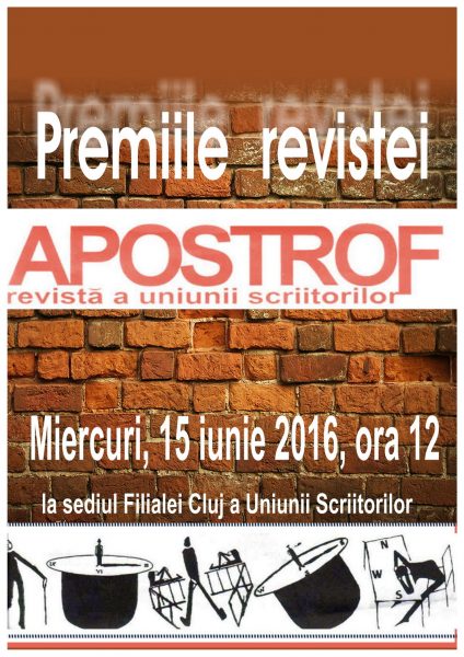 premiile revistei Apostrof mc